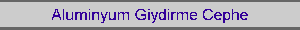 Aluminyum Giydirme Cephe